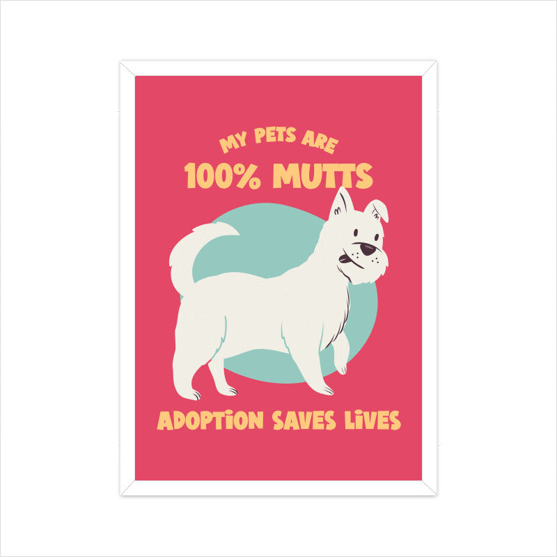 Poster - 100% Mutts