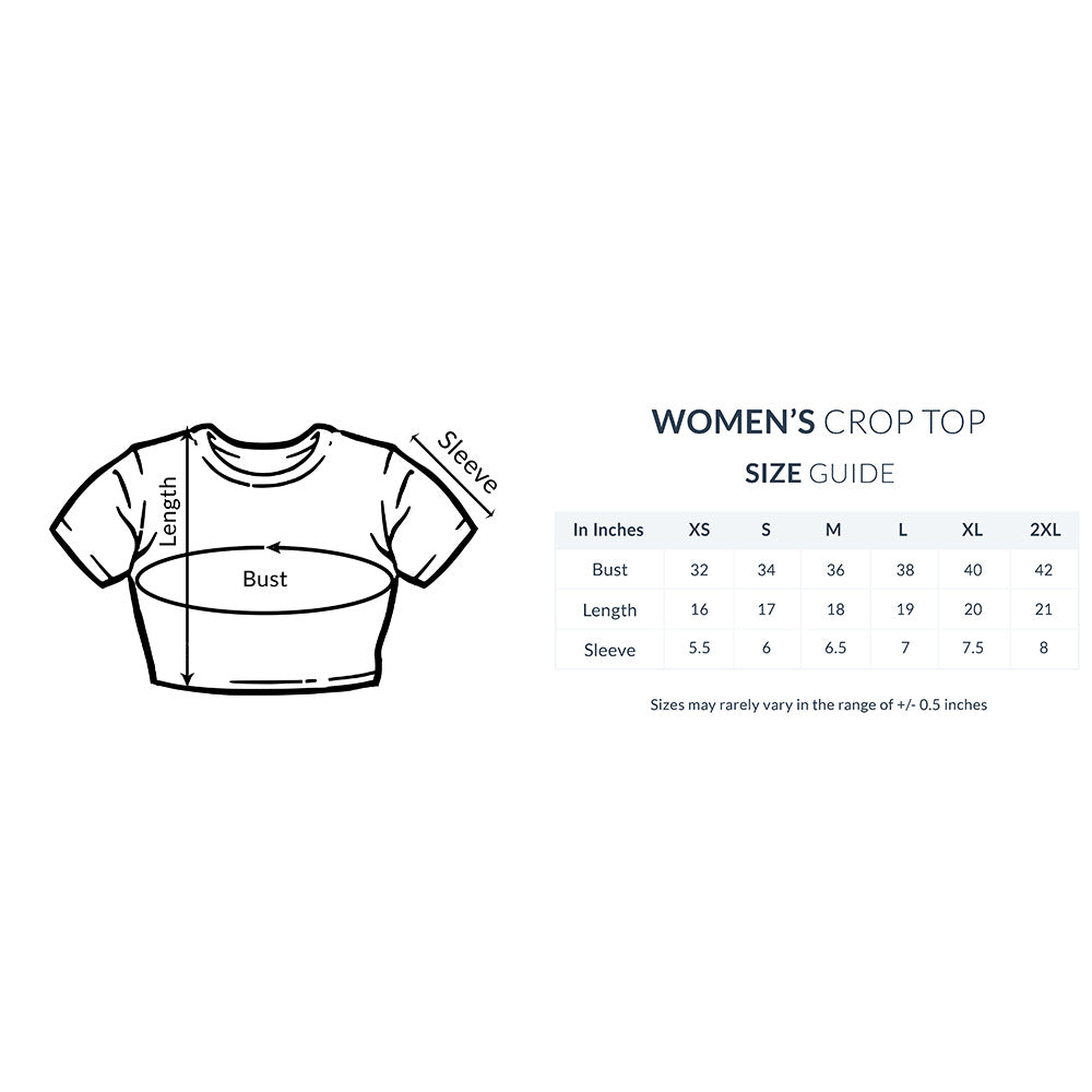Cat Home Tree Print Regular Fit Women's Crop Top, 180 GSM, 100% Cotton (9 colours x 6 sizes)