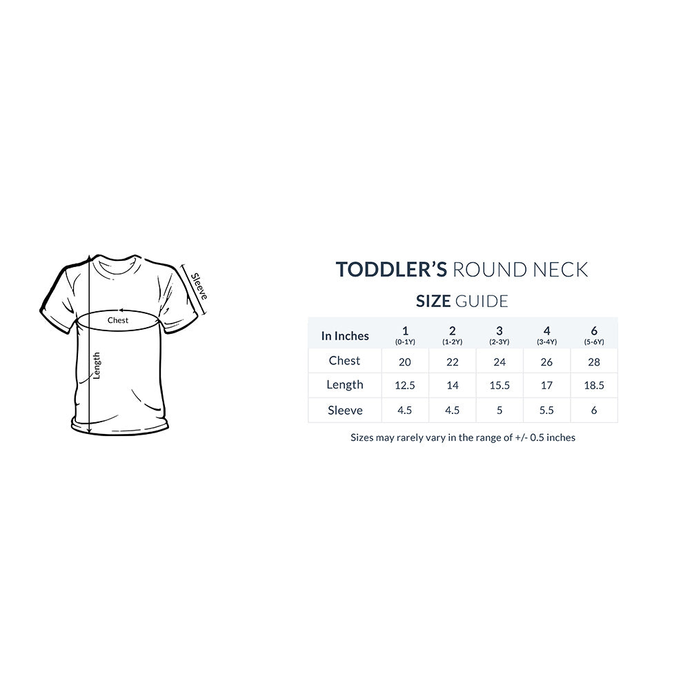 Toddlers’ Best Friend Graphic T-Shirt, 100% Cotton, 180 GSM, Bio-Washed (18 colours x 5 sizes)