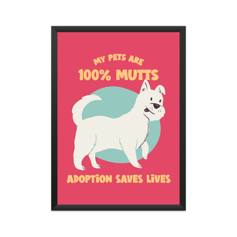 Poster - 100% Mutts