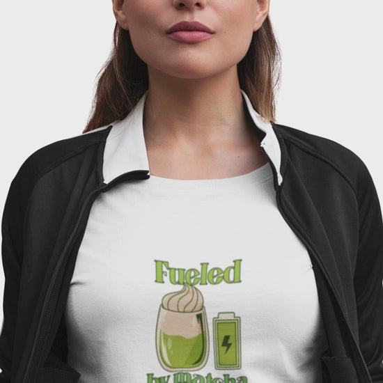 Women’s Fueled by Matcha graphic crop top by Merch4Good